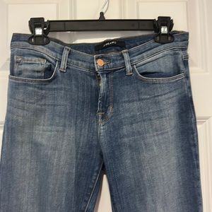 J brand boot cut low rise jeans size 28